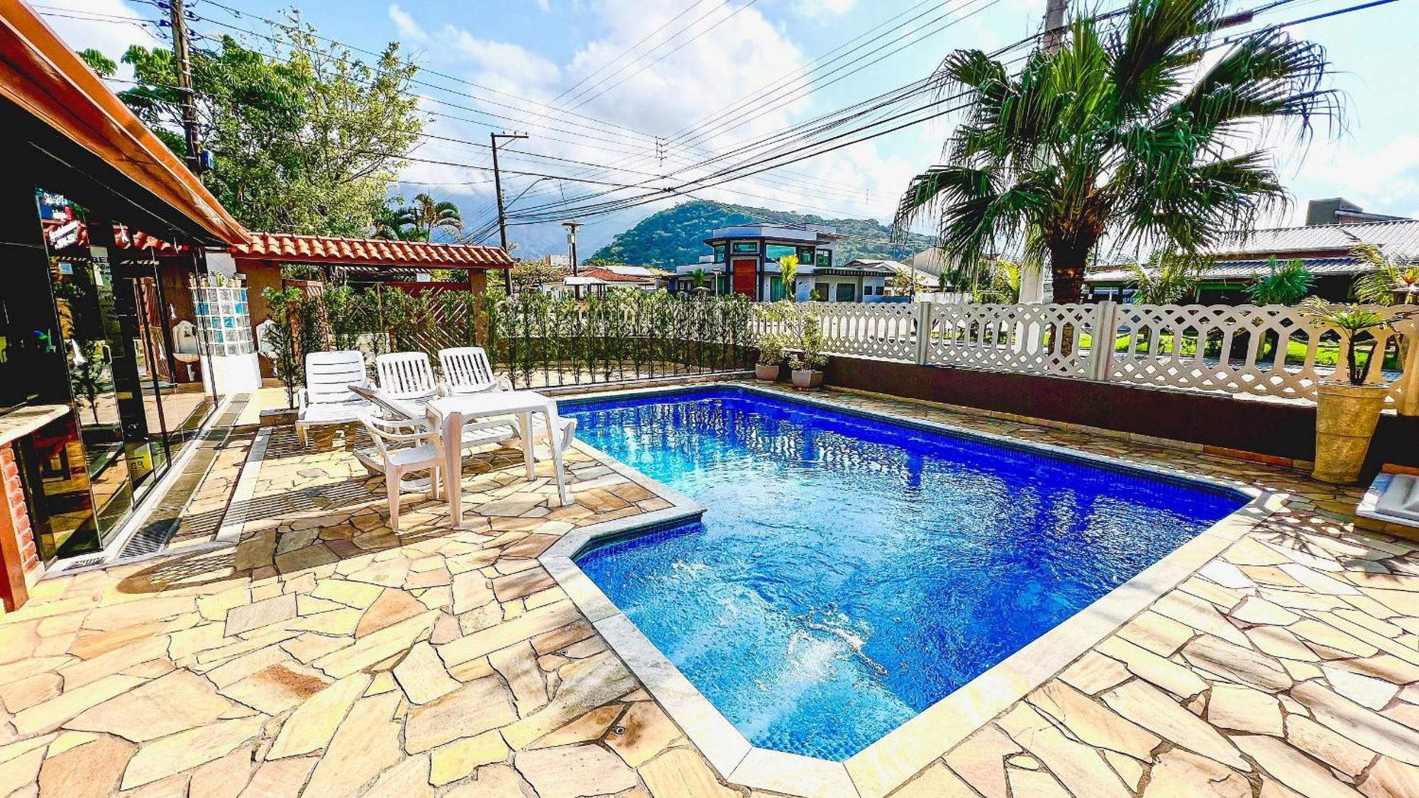 Praia/Piscina Com Hidro /Pebolim/Sinuca E Wi-Fi Caraguatatuba Eksteriør bilde