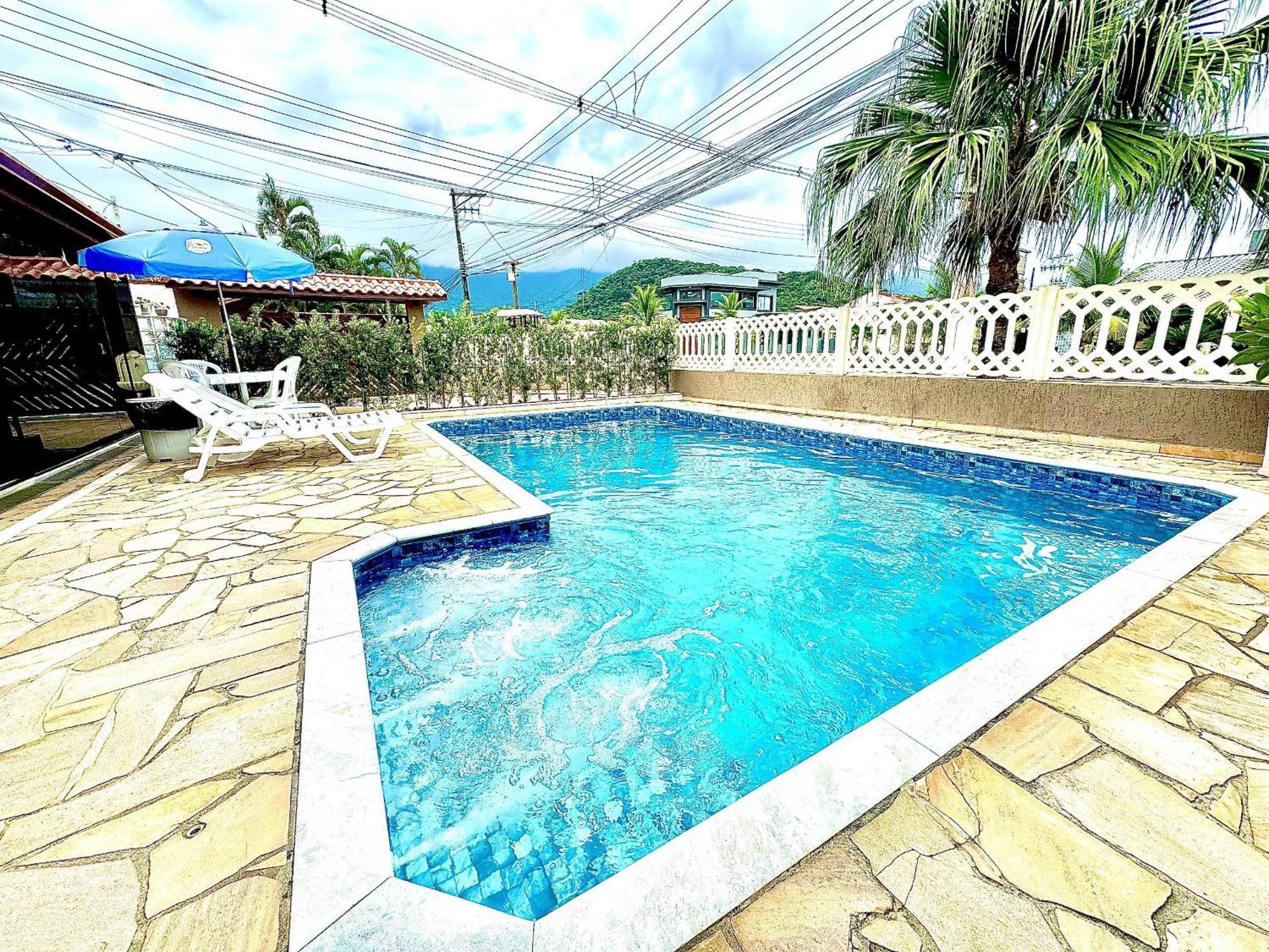 Praia/Piscina Com Hidro /Pebolim/Sinuca E Wi-Fi Caraguatatuba Eksteriør bilde