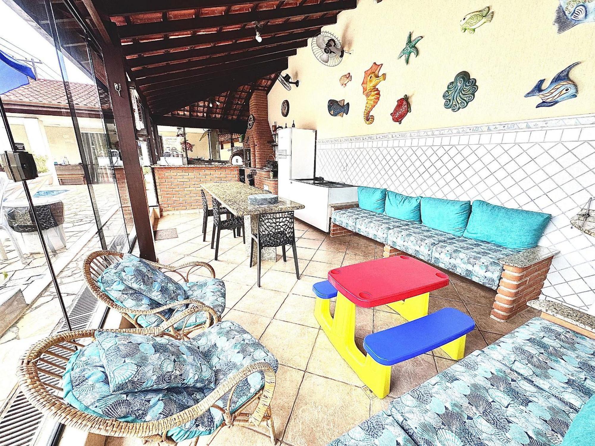 Praia/Piscina Com Hidro /Pebolim/Sinuca E Wi-Fi Caraguatatuba Eksteriør bilde
